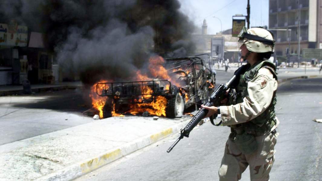 Американские войска в Мосуле