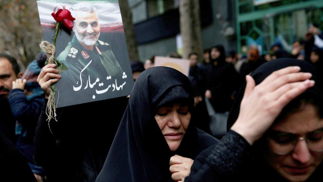 Оплакивающие смерть Касема Сулеймани