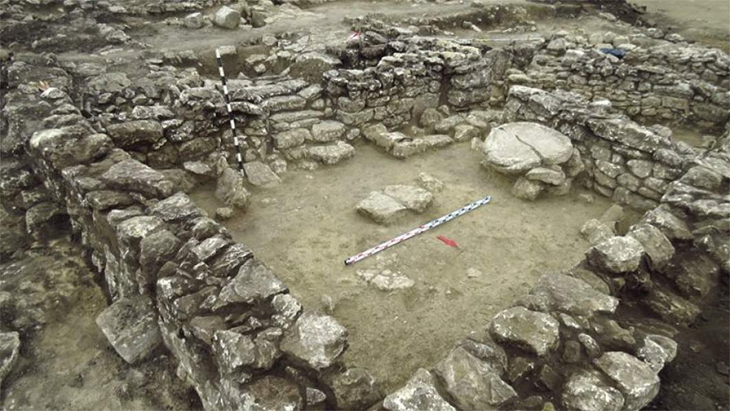 Одно из помещений античного поселения Манитра