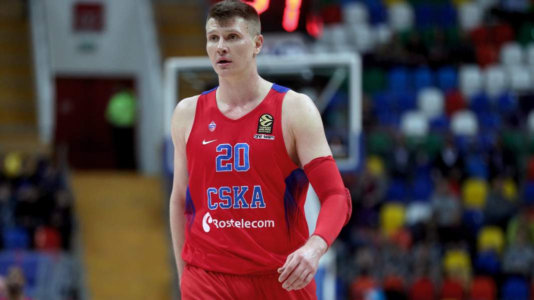Баскетбол Форвард ЦСКА Андрей Воронцевич