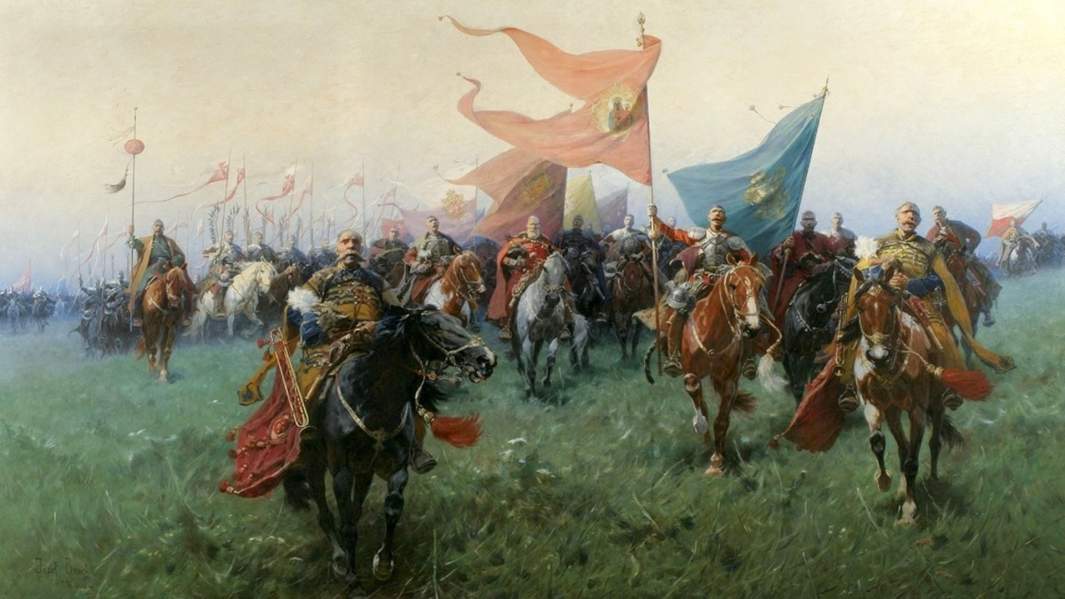 Войска Речи Посполитой славят Богородицу перед битвой