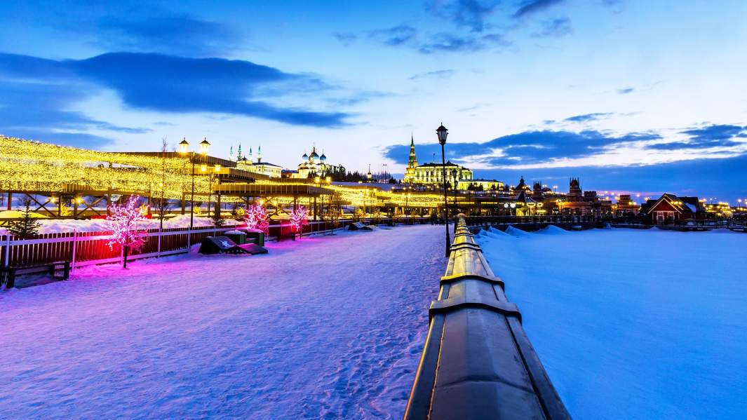 Казань зимой