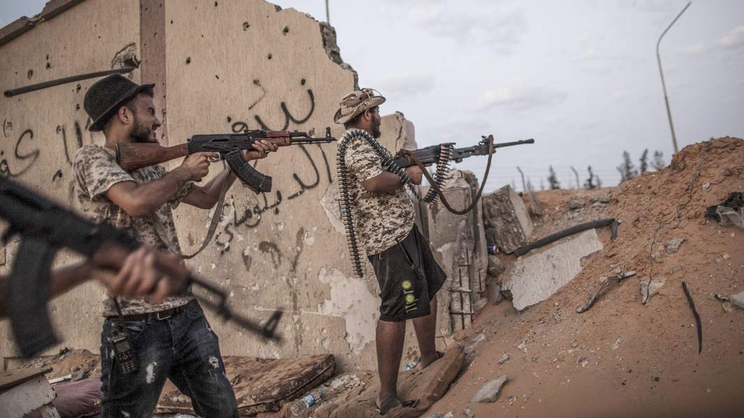 Бойцы Правительства национального согласия