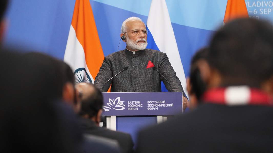 Премьер-министр Индии Нарендра Моди