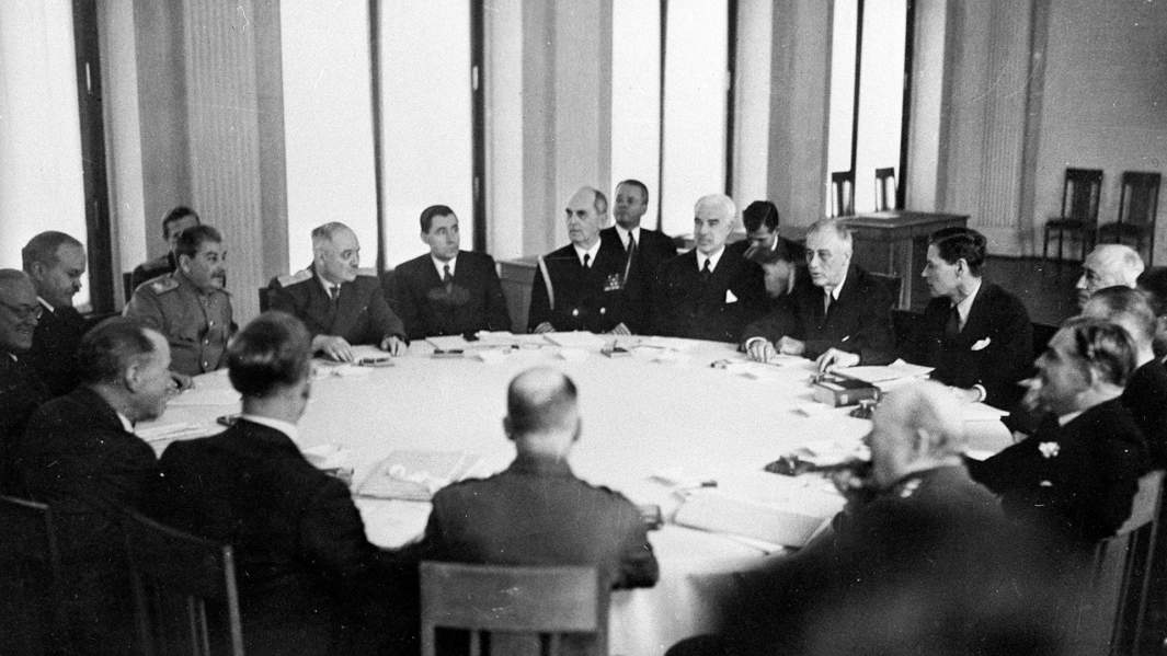 На одном из заседаний Ялтинской (Крымской) конференции союзных держав