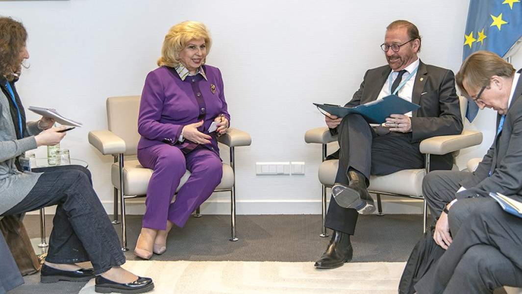 Хендрик Дамс и Татьяна Москалькова