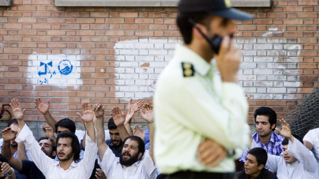 Протест жителей Тегерана