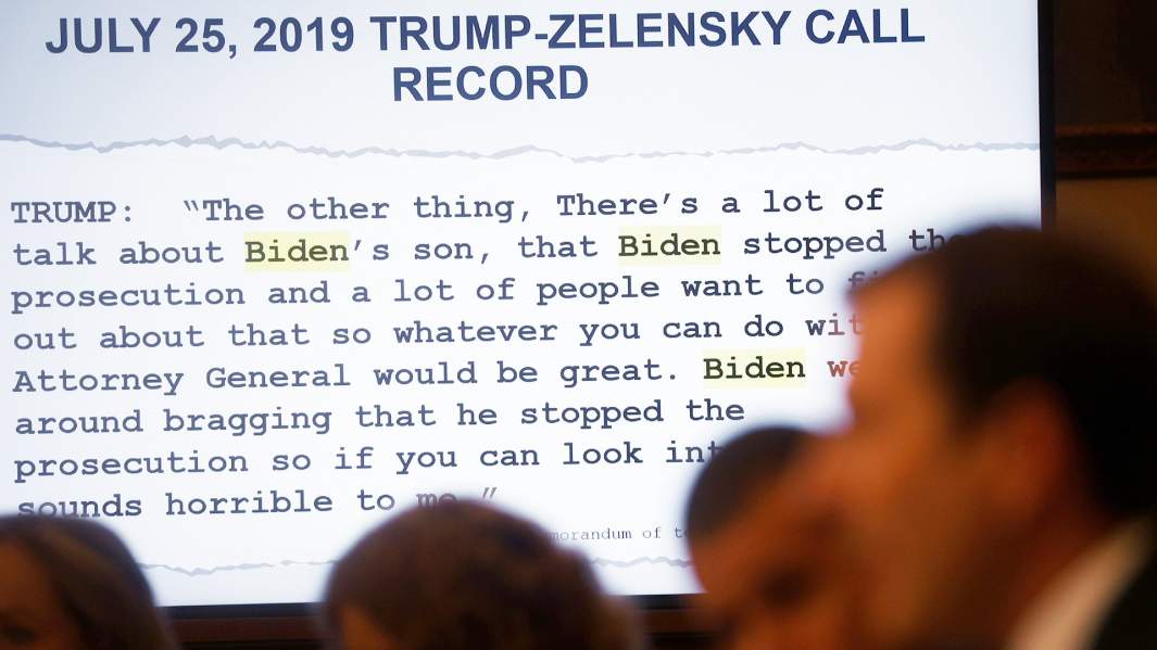 Часть стенограммы телефонного разговора между Дональдом Трампом и Владимиром Зеленским