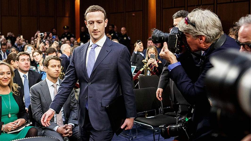 Марк Цукерберг facebook сенат
