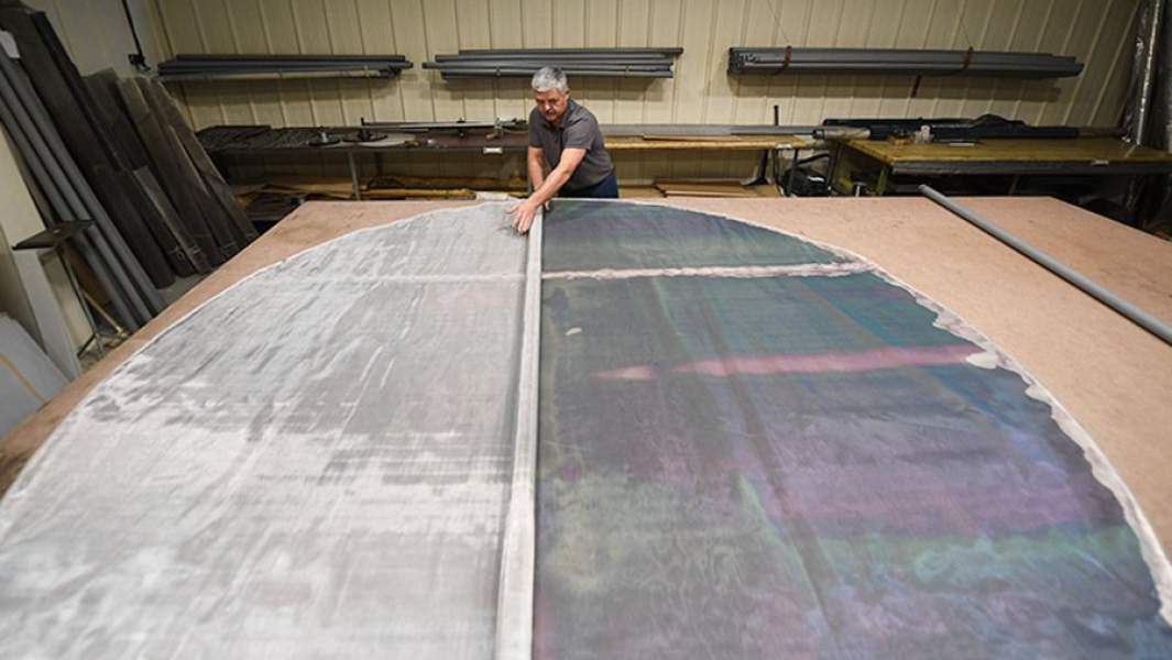 Улавливающая сетка палладий-вольфрам