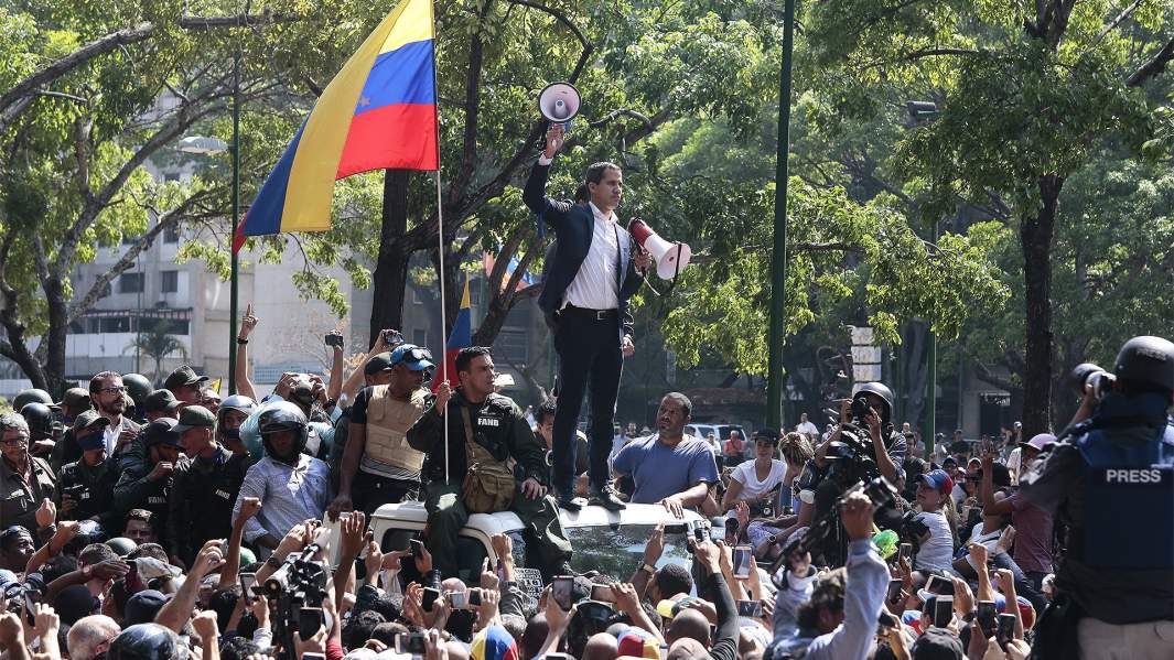 Хуан Гуайдо венесуэла протест