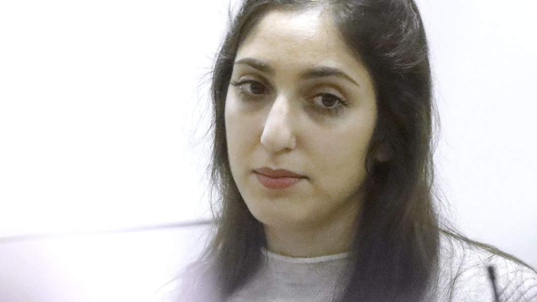 Гражданка Израиля Наама Иссасхар, приговоренная к 7,5 годам колонии общего режима за контрабанду наркотиков, во время рассмотрения дела в Московском областном суде