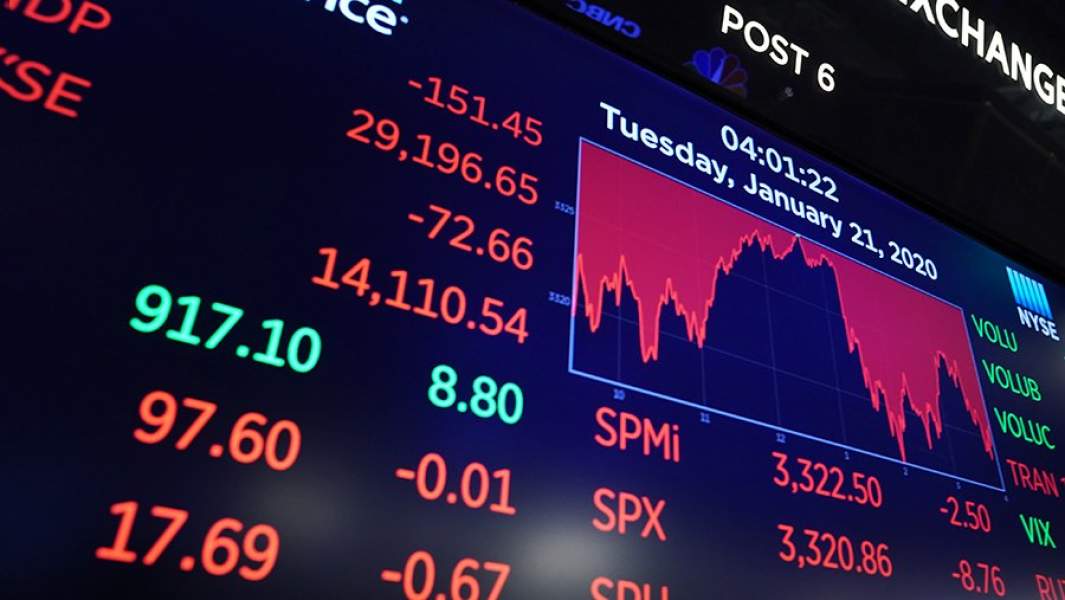 Американские фондовые индексы 21 января, упавшие после вспышки коронавируса