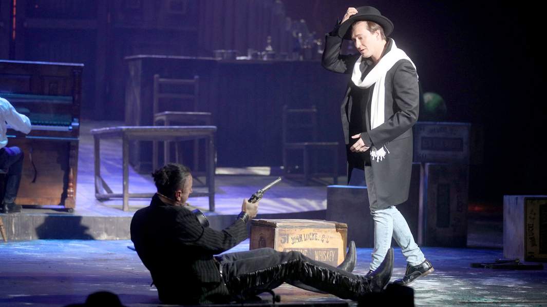 Сергей Безруков на дне рождения Московского Губернского театра