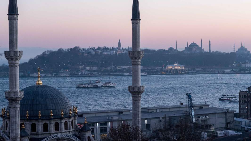 Стамбул, вид на пролив Босфор