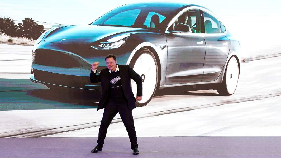 Генеральный директор Tesla Inc Элон Маск 