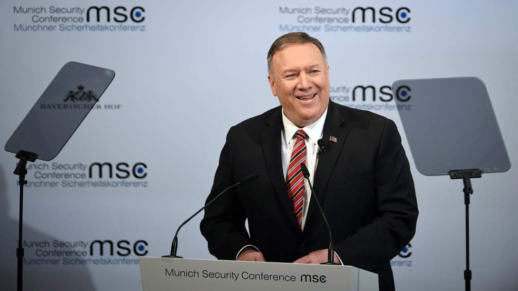 Выступление госсекретаря США Майка Помпео на ежегодной Мюнхенской конференции по безопасности