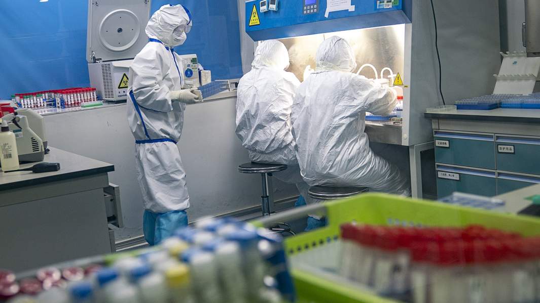 Диагностическая лаборатория по обнаружению коронавируса в Китае