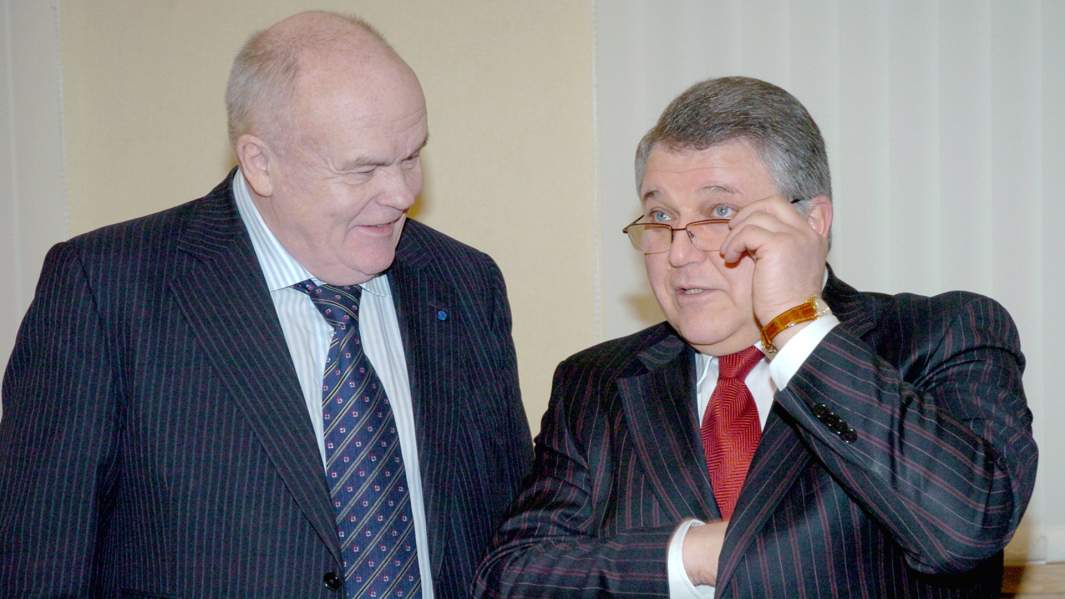 Евгений Велихов и президент НИЦ Курчатовский институт Михаил Ковальчук