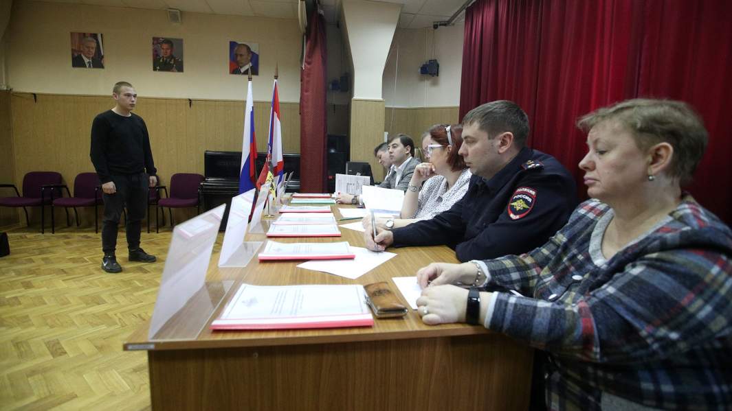 Работа призывной комиссии
