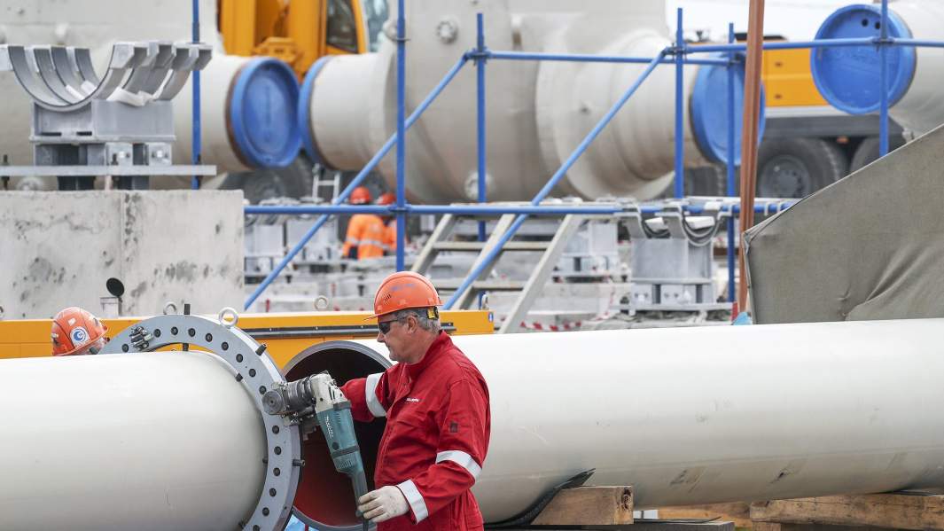 Строительство трубопровода «Северный поток-2»