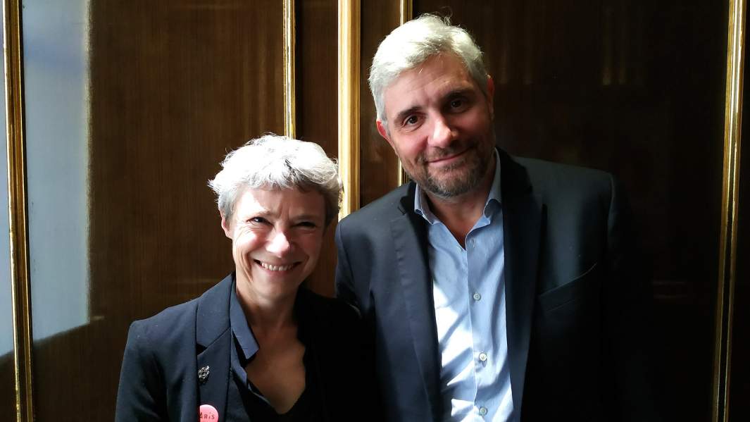 Коринн Менего и Кристоф Деклу