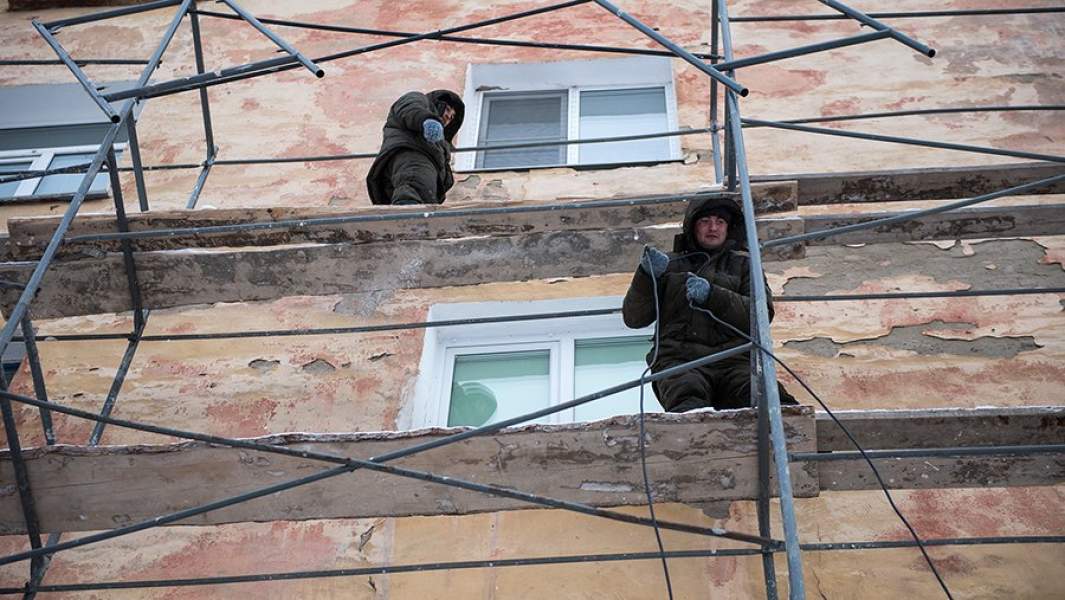 Ремонт фасада жилого дома