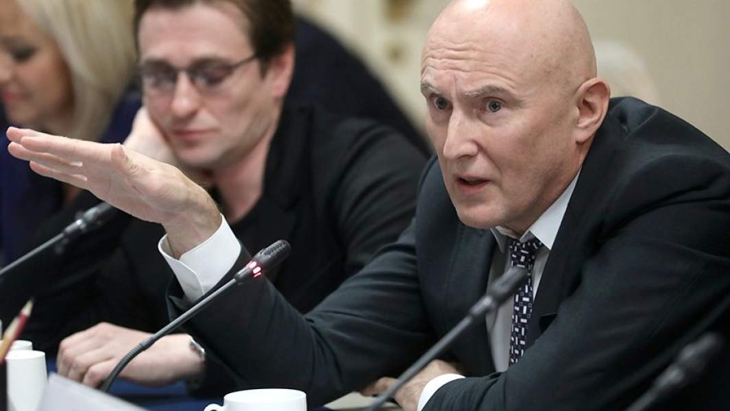 Председатель Общественного совета при Роскомнадзоре композитор и продюсер Игорь Матвиенко на заседании Общественного совета при комитете Госдумы по культуре