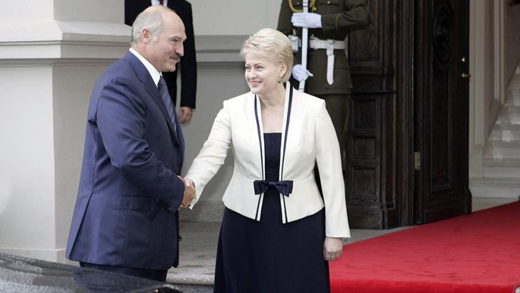 Александр Лукашенко и Даля Грибаускайте