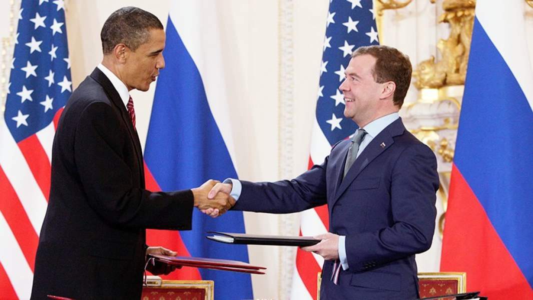 Барак Обама и Дмитрий Медведев