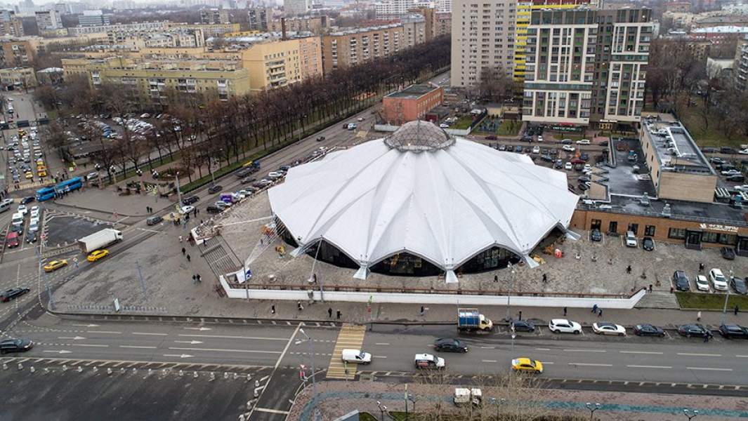 Здание Даниловского рынка в Москве