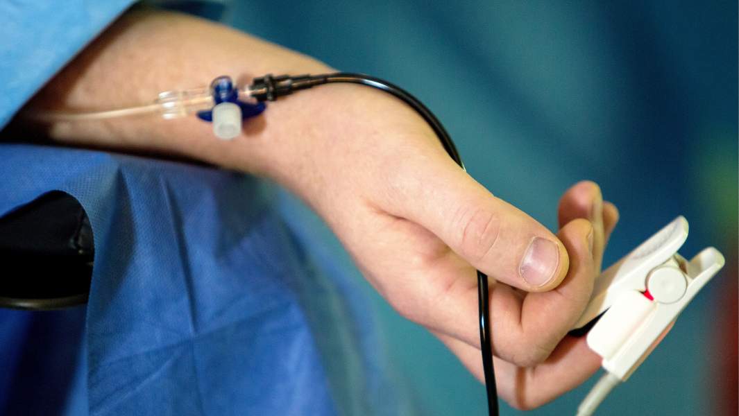 рука онкобольной палата