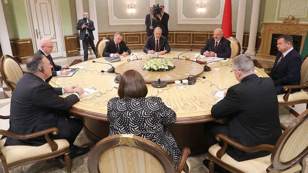 Визит государственного секретаря США Майкла Помпео в Белоруссию