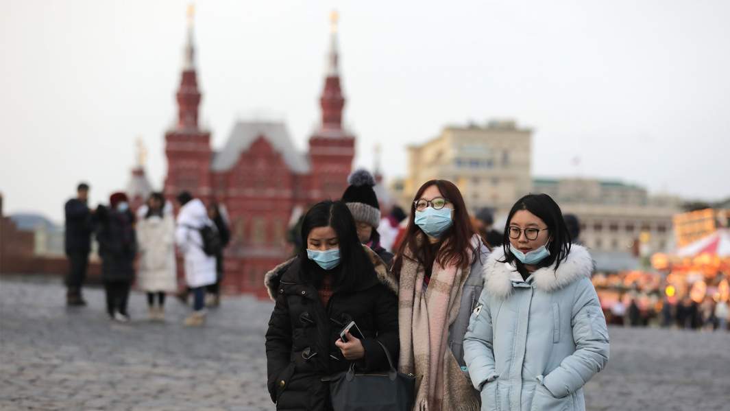 Китайские туристы на Красной площади