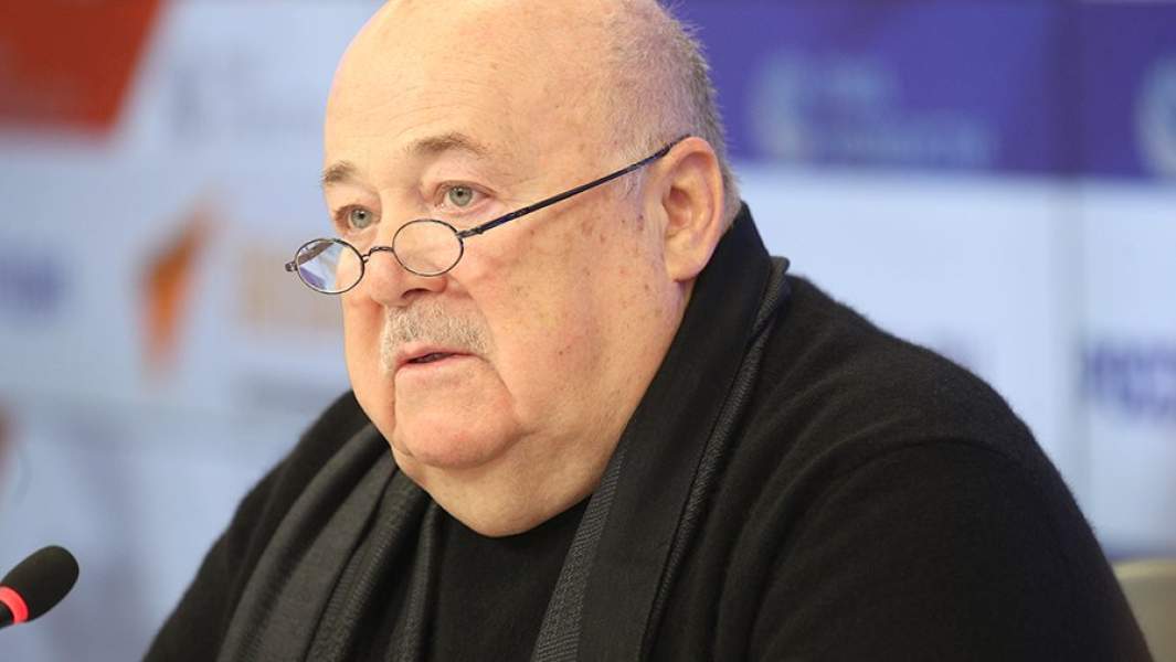 Председатель Союза театральных деятелей России Александр Калягин во время пресс-конференции по итогам Года театра в России