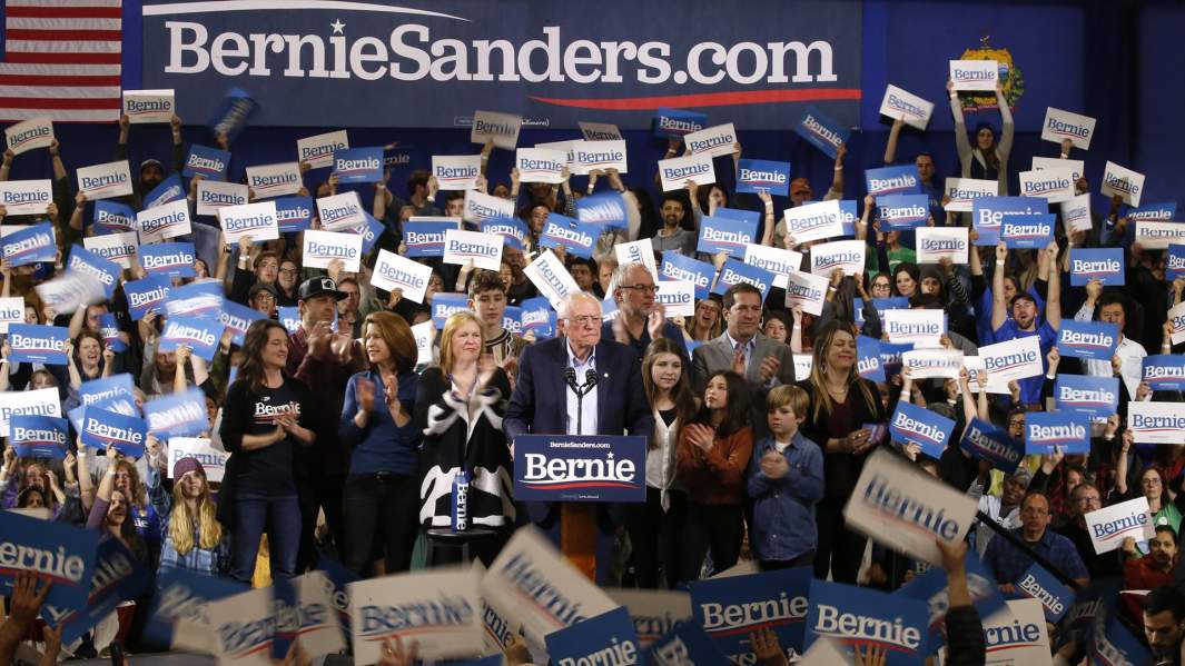 Кандидат в президенты США от Демократической партии сенатор Берни Сандерс