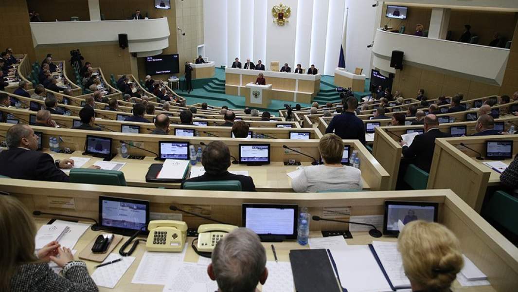 Заседание совета федерации 