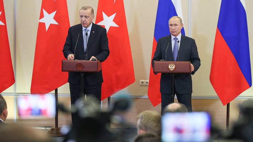 Президент Турции Реджеп Тайип Эрдоган и президент России Владимир Путин 