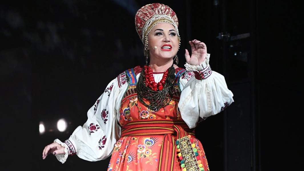 Русские народные песни под баян. Народная артистка России певица Анна Литвиненко