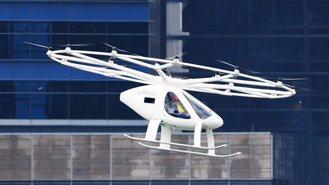 Прототип аэротакси в Сингапуре
