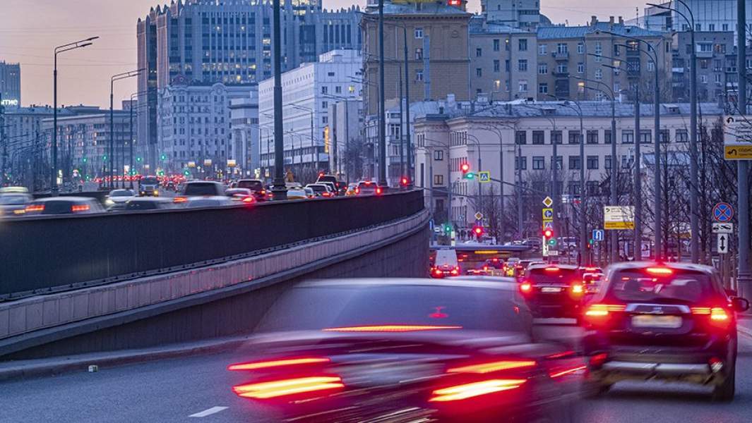 Москва дорожное движение 