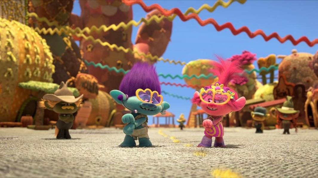 Кадр мультфильма "Тролли. Мировой тур"