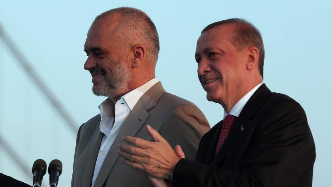 Премьер-министр Албании Рама и президент Турции Реджеп Таийп Эрдоган