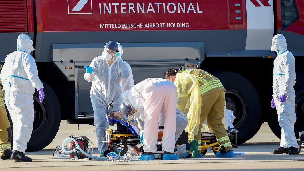 европа вирус больной