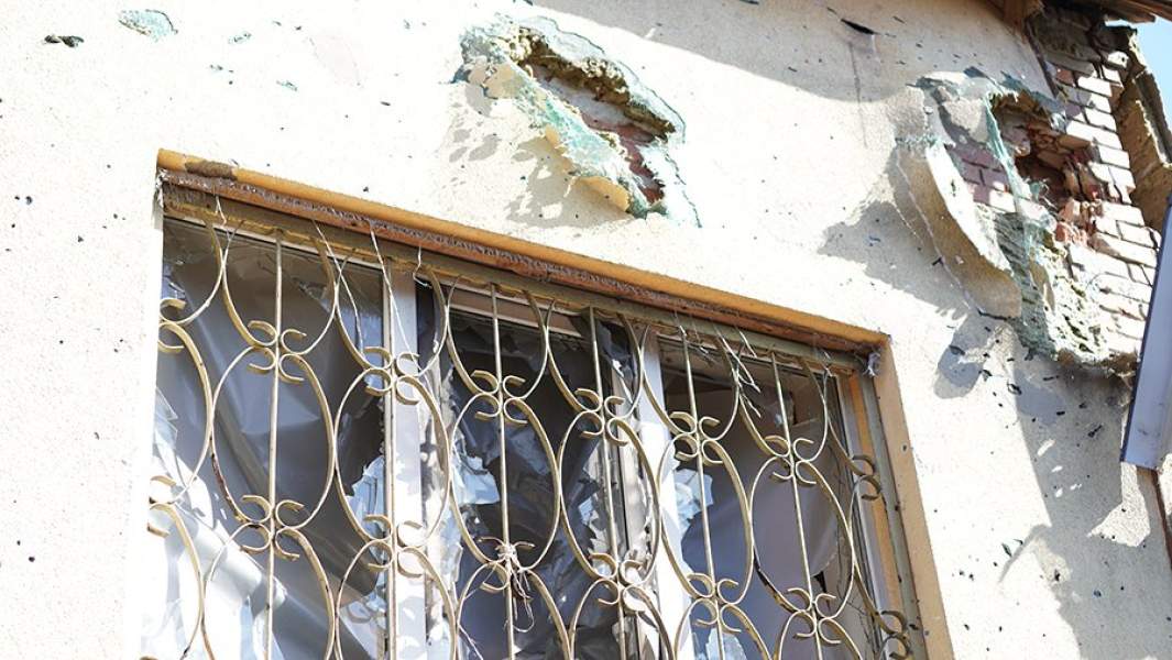 После обстрела