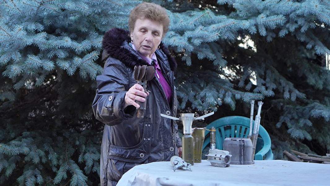 Урожай, собранный на участке перед домом в Александровке