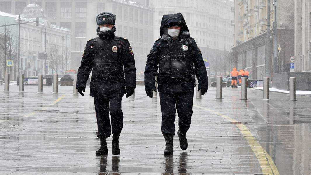 полиция контроль вирус