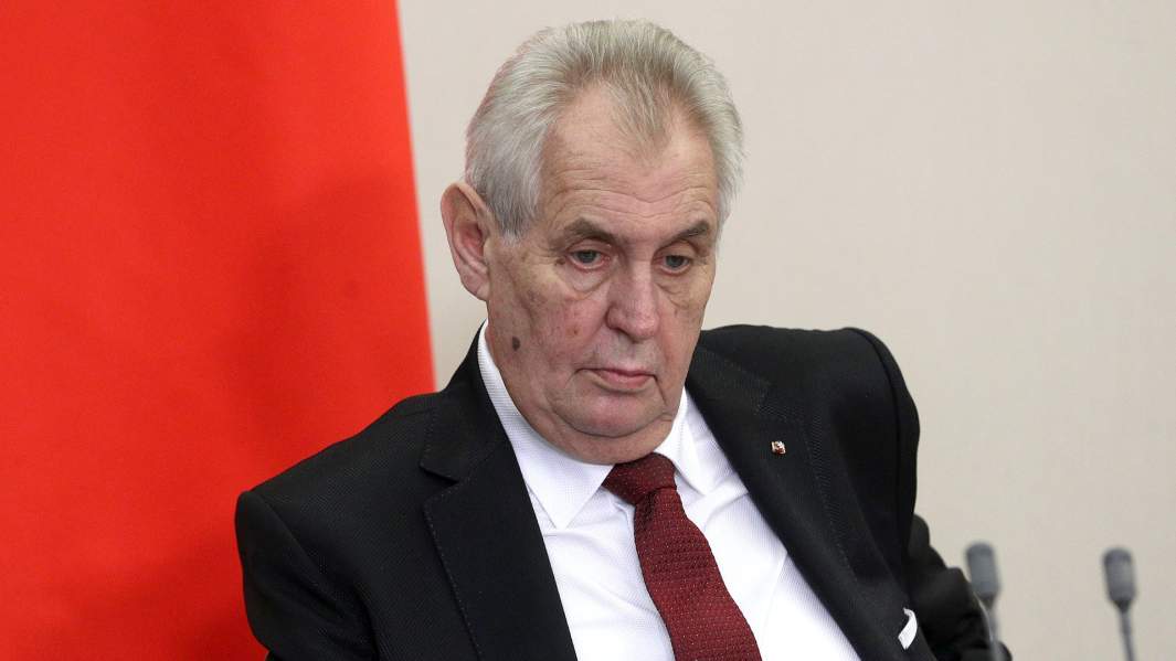 Президент Чехии Милош Земан