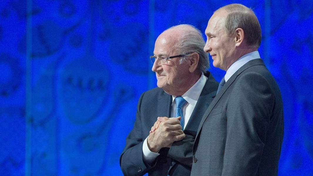 Владимир Путин и Йозеф Блаттер