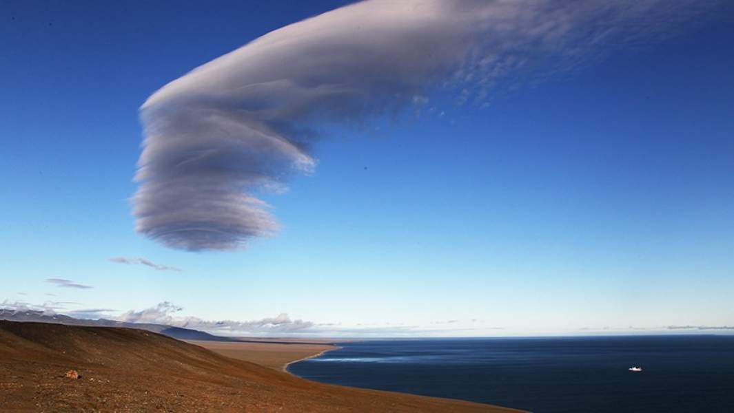 Остров Врангеля, где проходит 180-й меридиан